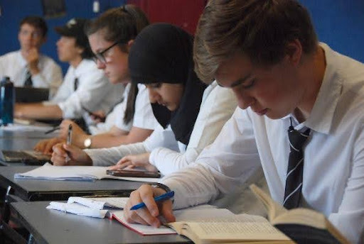 Students Studying at Hutt Valley High School, Learning, High School study